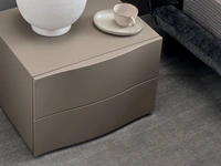 Sinuosa lacquered nightstand by Calligaris