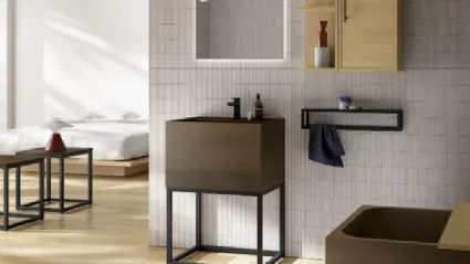 Bathroom floor-mounted Mobile by Compab, model TABULA TB07.