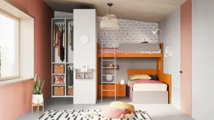 Space-saving bedroom 55 with Mistral bunk beds