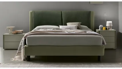 Tomasella upholstered fabric Gemini bed.