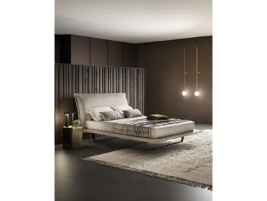 Bed with Honey headboard by Bside.