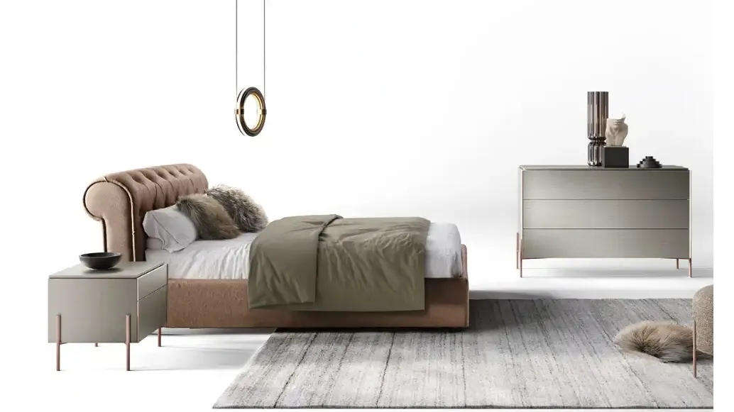 Classic bed Mimosa V11 by Moretti Compact Day Night