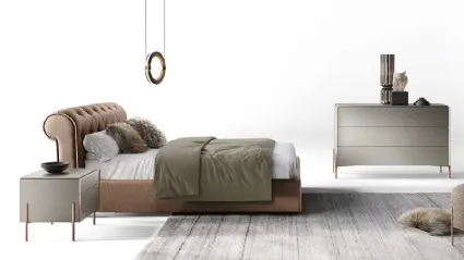 Classic bed Mimosa V11 by Moretti Compact Day Night