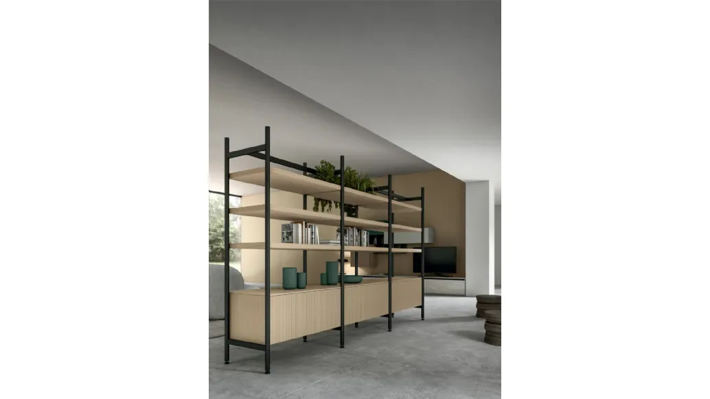 Living Glass bookshelf by Arredo3