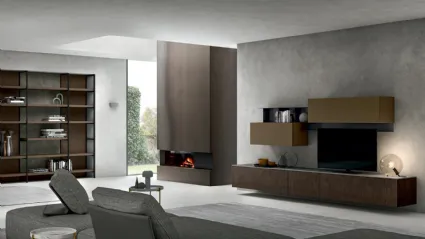 Living Asia 02 wall unit by Arredo3.