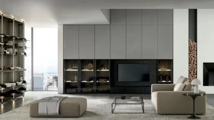 Wall unit Living Kali 01 by Arredo3.