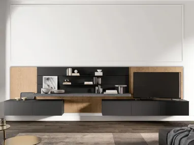 Living Time 04 wall unit by Arredo3.