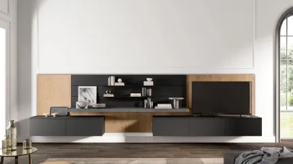 Living Time 04 wall unit by Arredo3.