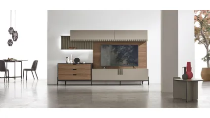 Wall unit TIME UNIT TI 104 by Tomasella.