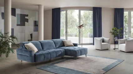 Le Comfort's Gillan sectional sofa with peninsula.