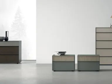 Tomasella's Night Vinci group in lacquered or wooden finish.