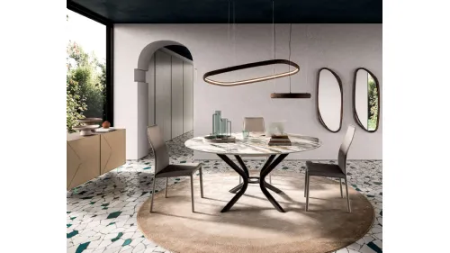 Cirkle Table - Extendable Top - Ozzio Italia