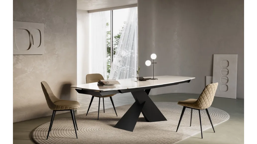 Extendable table Fox made of Arredo3 gres