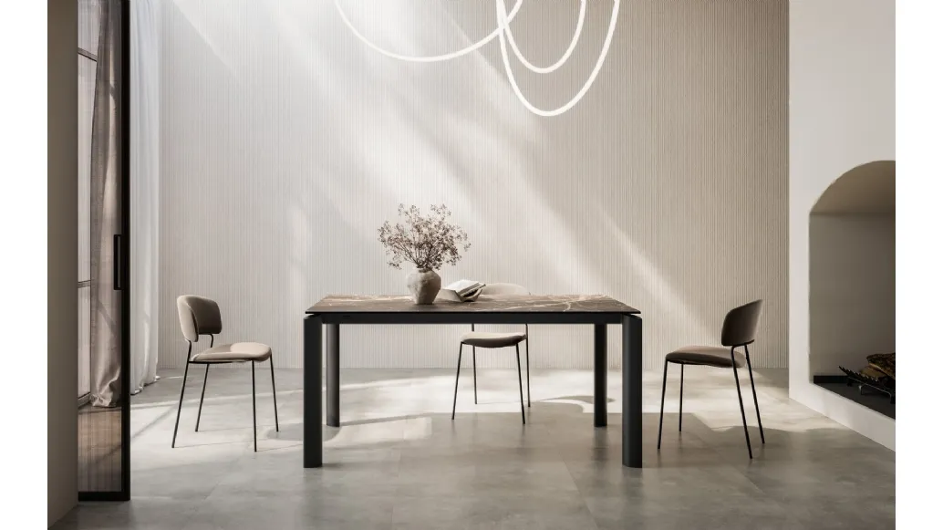 Extendable table Icaro in gres by Arredo3