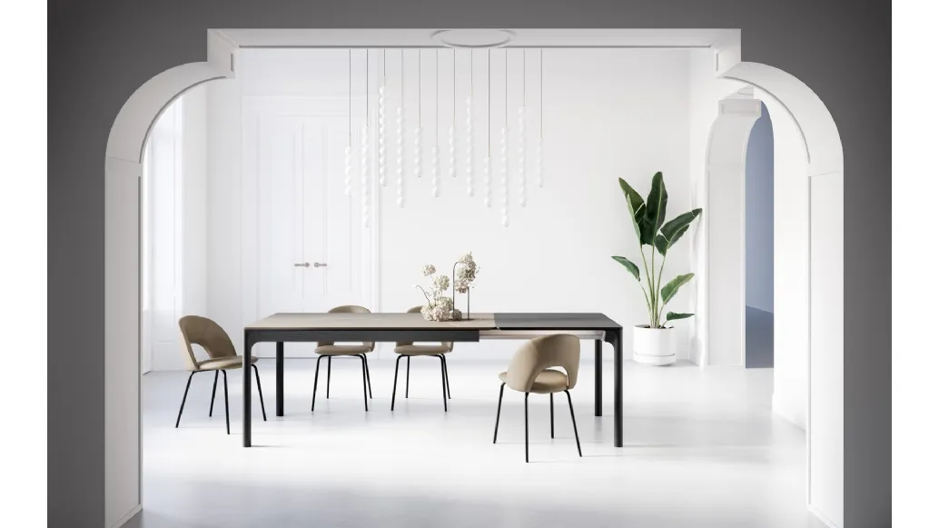 Extendable table Oscar in gres by Arredo3.