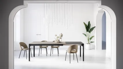 Extendable table Oscar in gres by Arredo3.