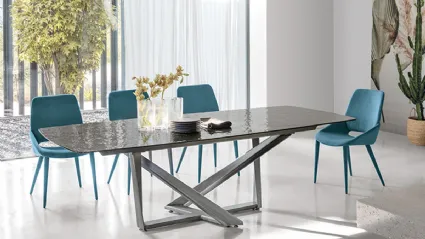 Priam glass barrel shaped table by Target Point