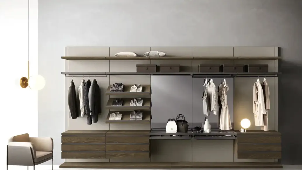 Gemini G222 wardrobe by Moretti Compact Day Night