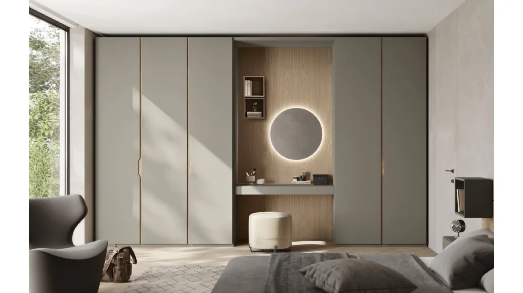 Wardrobe with swing doors Fusion by Fimar.