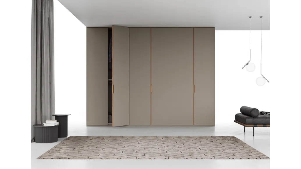 Wardrobe with hinged doors Fusion by Fimar