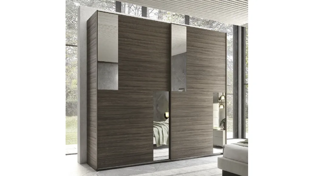 Wardrobe with sliding doors Linea 4 Maxi by S75.