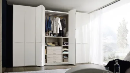 Wardrobe with folding doors Frame of S75