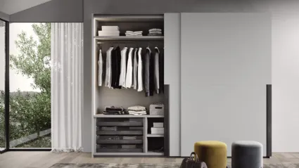 Wardrobe with sliding door Sign by Fimar.