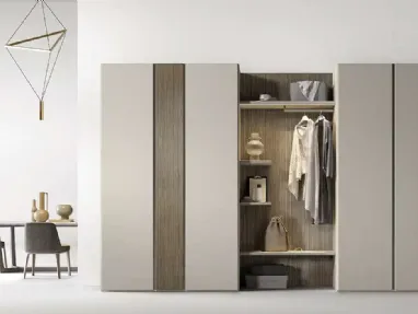 Utility Bora U454 Moretti Compact Day Night wardrobe with hinged doors.