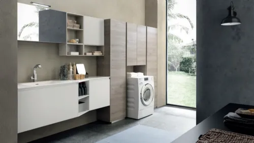 Bathroom furniture for laundry