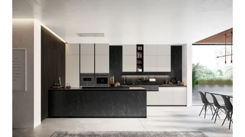 Modern kitchen with peninsula – Gentili Cucine